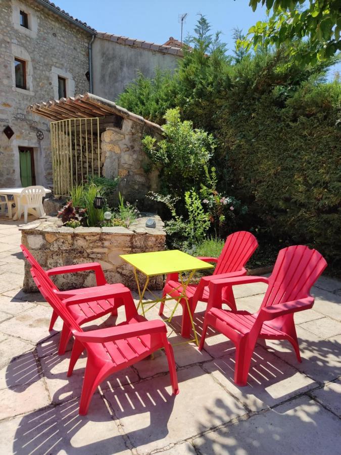 Ardeche Les Cigales, Studio Murier Piscine Partagee Grospierres Bagian luar foto