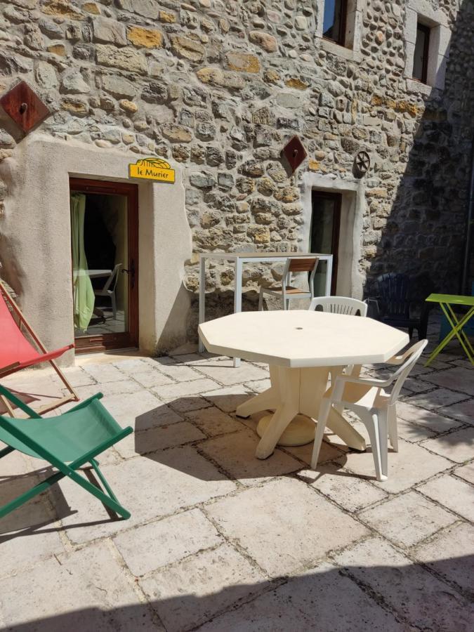 Ardeche Les Cigales, Studio Murier Piscine Partagee Grospierres Bagian luar foto
