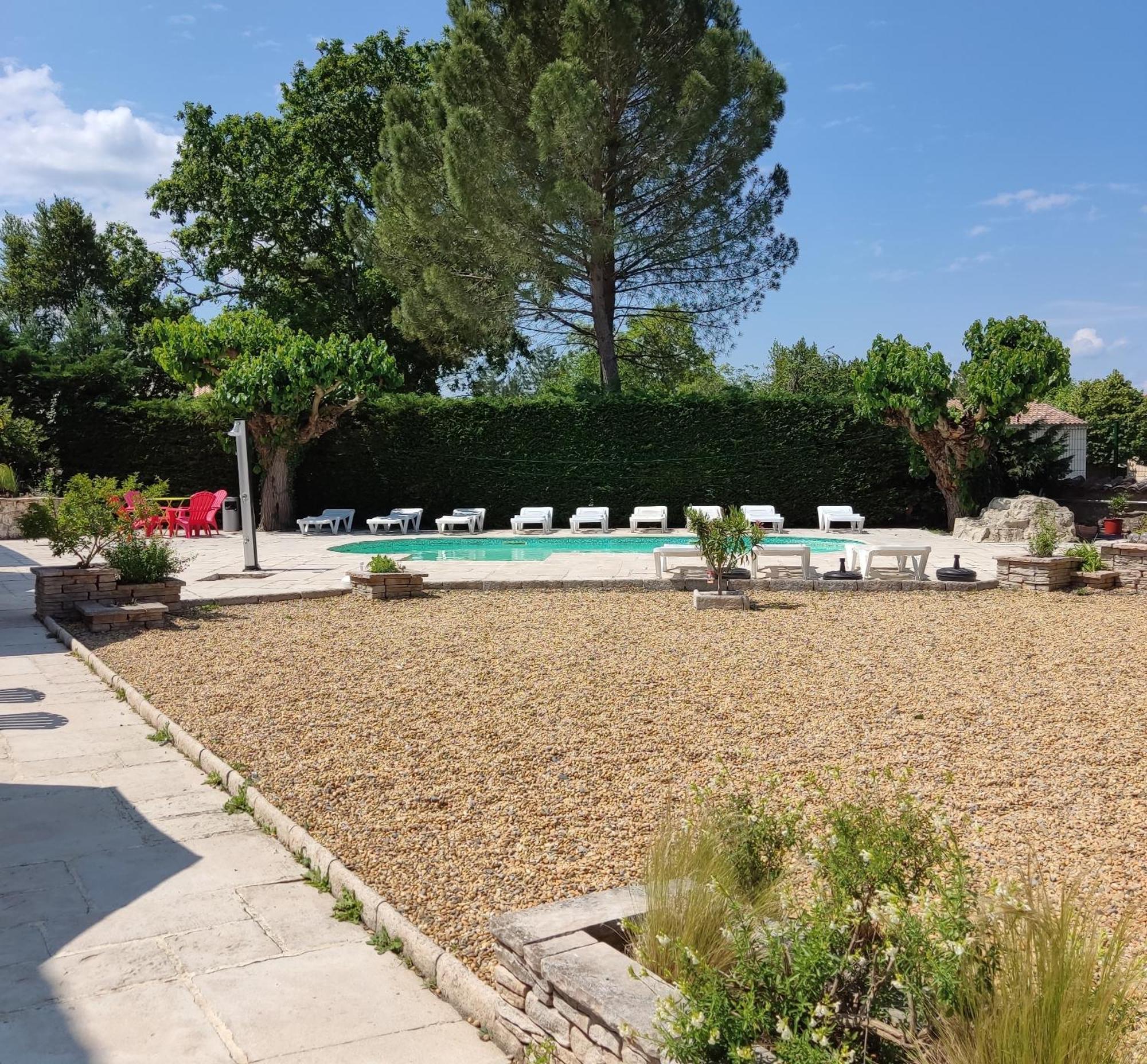 Ardeche Les Cigales, Studio Murier Piscine Partagee Grospierres Bagian luar foto